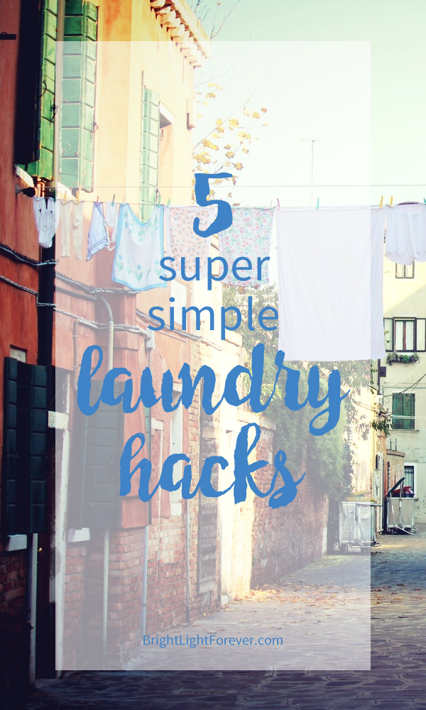 5 great ways to make laundry easier!