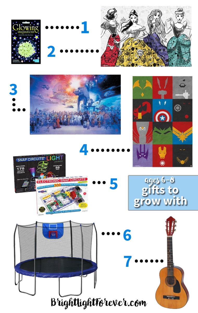 Awesome grow-with-me gift ideas for first and second graders! | Holiday Gift Guide for Ages 6-8
