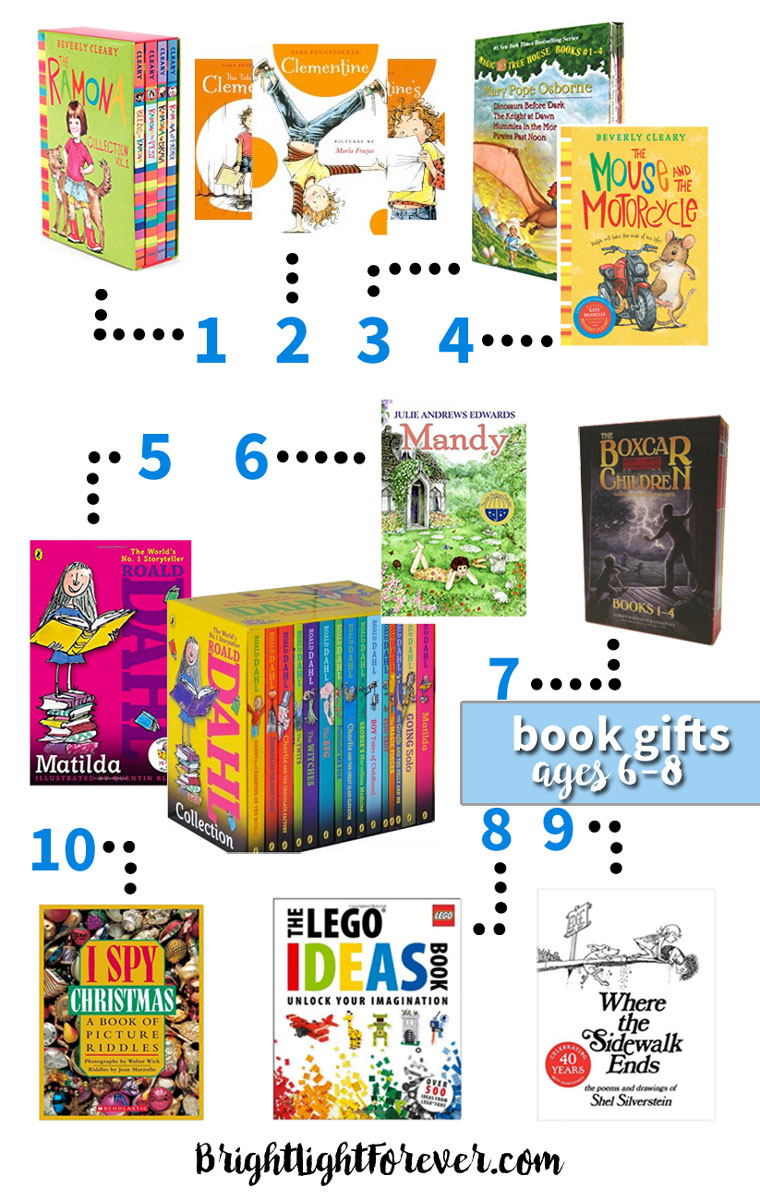 Book gift guide for 6, 7, and 8-year-olds | Wonderful, thoughtful list!