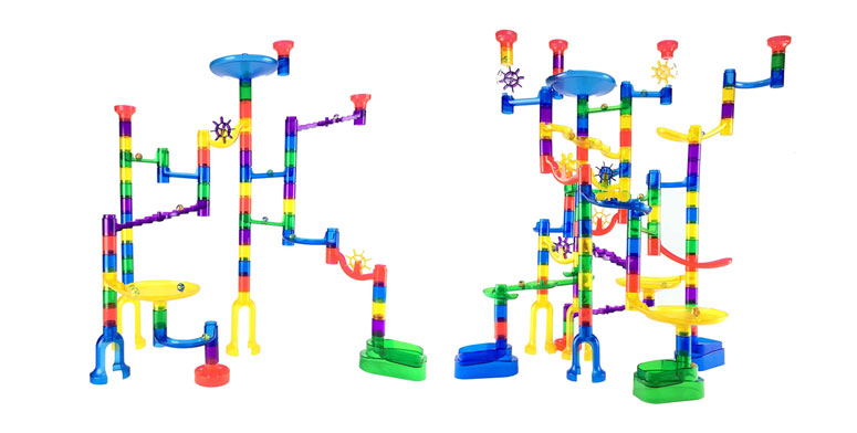 Marble runs as STEM gift ideas for kids