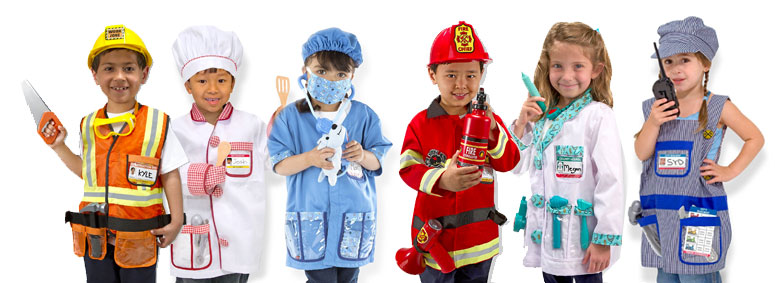 Best Gifts for Little Kids - Preschool Gift Guide - Future Job Dress Ups