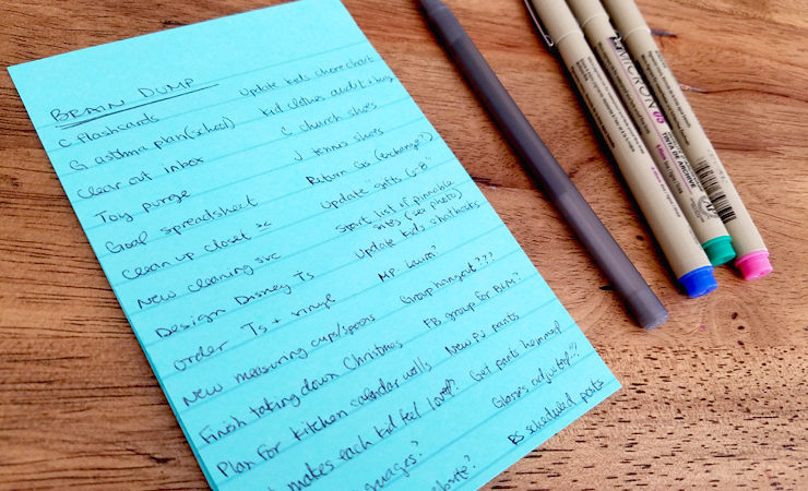 The Quick Way to Clear Out a Too-Busy, Over-Full Brain