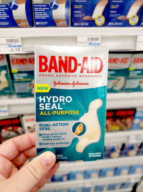 Blister bandages by Band-Aid to pack for long days of walking