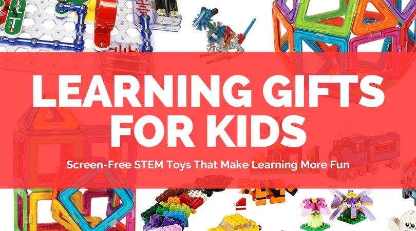 Learning and STEM gift ideas for kids title image